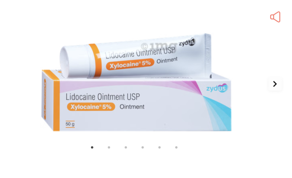 엠라크림 국소마취제 Xylocaine 연고 5% 50g 3박스